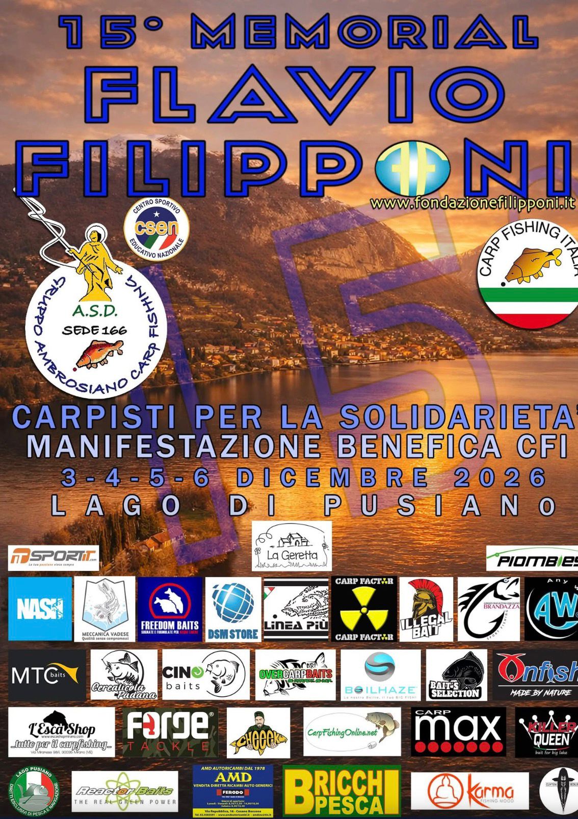 Locandina 15 Memorial Flavio Filipponi